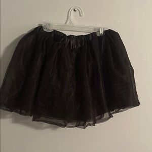 Chic Black Tulle Skirt
